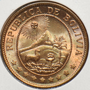 Bolivia 1942 50 Centavos Alpaka animal 295394 combine shipping
