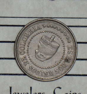 Colombia 1881 2 1/2 Centavos AU 190412 combine shipping