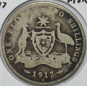 Australia 1917 M Florin Kangaroo animal Emu 902686 combine shipping