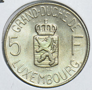 Luxembourg 1962 5 Francs 198801 combine shipping