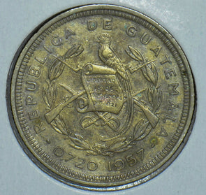 Guatemala 1957 10 Centavos 190728 combine shipping