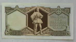 Greece 1944 ~5 1000 Drachma P#172 Choice CU RC0413 combine shipping