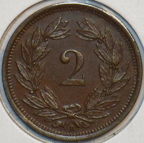 Switzerland 1919 2 Rappen 297538 combine shipping