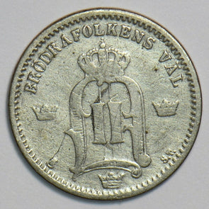 Norway 1876 25 Ore 197406 combine shipping