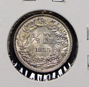 Swiss Cantons 1955 1/2 Francs  292242 combine shipping