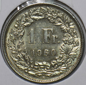 Switzerland 1960 Franc 240168 combine shipping