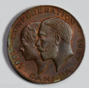 Canada 1927 Medal UNC coronation, thick planchet CA0247 combine shipping