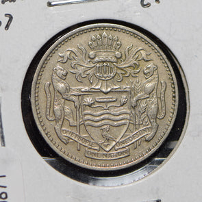 Guyana 1967 25 Cents  900871 combine shipping