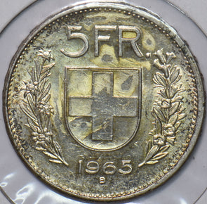 Switzerland 1965 B 5 Francs 195146 combine shipping
