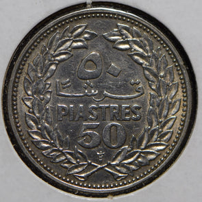 Lebanon 1952 50 Piastres  150187 combine shipping