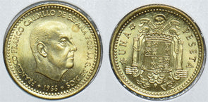 Spain 1966 Peseta 299078 combine shipping