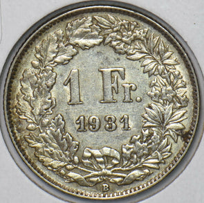 Switzerland 1931 Franc 193998 combine shipping