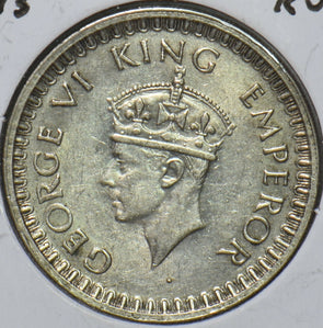 British India 1943 1/2 Rupee 194215 combine shipping