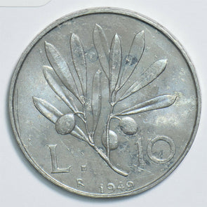 Italy 1949 10 Lire 198162 combine shipping