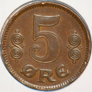 Denmark 1921 5 Ore 295849 combine shipping