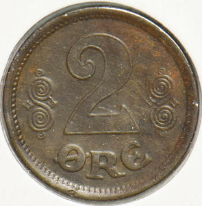 Denmark 1916 2 Ore 293218 combine shipping