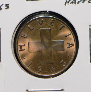 Switzerland 1963 2 Rappen  191730 combine shipping