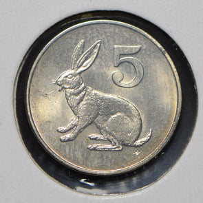 Zimbabwe 1988 5 Cent Scrub hare animal  901076 combine shipping