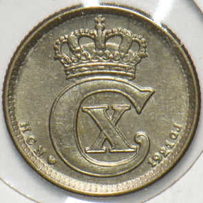 Denmark 1921 10 Ore 293238 combine shipping