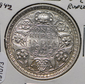 India British 1942 Rupee  191073 combine shipping
