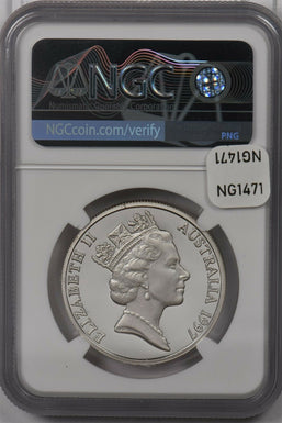 Australia 1997 10 Dollar silver NGC Proof 70UC Red Tail Cockatoo Perfect 70 NG14