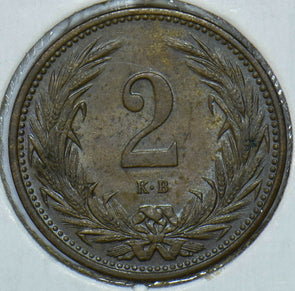 Hungary 1915 2 Filler  290516 combine shipping