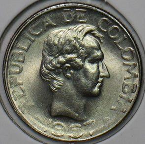 Colombia 1967 10 Centavos 196019 combine shipping