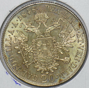 Austria 1848 20 Kreuzer Eagle 490882 combine shipping