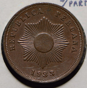 Peru 1933 2 Centavos  190577 combine shipping