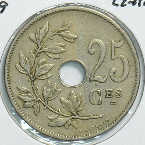 Belgium 1909 25 Centimes 0 240918 combine shipping