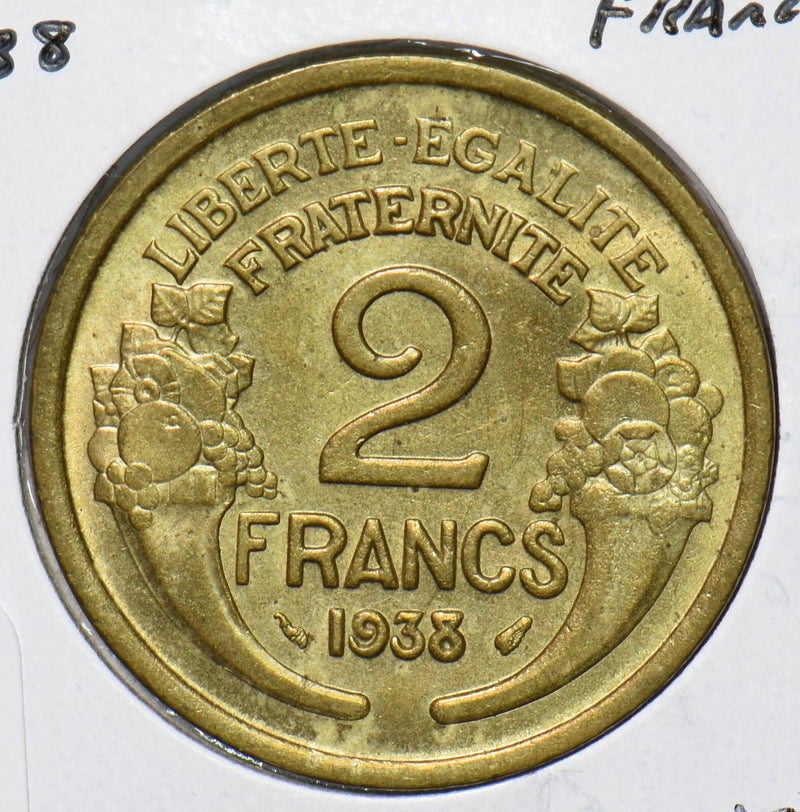 France 1938 2 Francs 490101 combine shipping