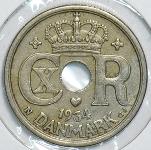 Denmark 1934 25 Ore 198317 combine shipping