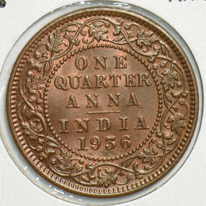 India British 1936 C 1/4 Anna 298478 combine shipping