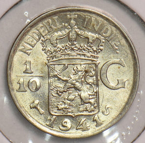Netherlands East Indies 1941 S 1/10 Gulden 199219 combine shipping