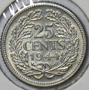 Netherlands 1944 P 25 Cents 194241 combine shipping