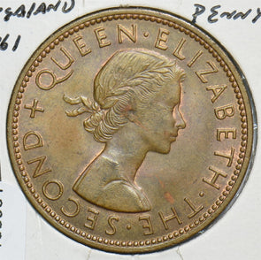 New Zealand 1961 Penny Tui Bird 198954 combine shipping