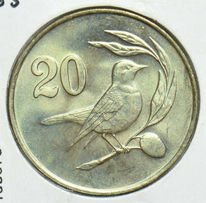 Cyprus 1983 20 Cents Bird animal 198078 combine shipping