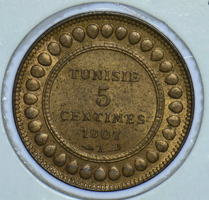 Tunisia 1907 5 Centimes 290546 combine shipping