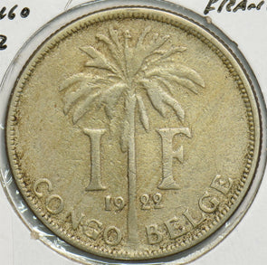 Belgium Congo 1922 Franc 0 197868 combine shipping