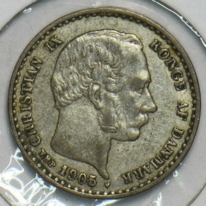 Denmark 1905 10 Ore Dolphin animal 197215 combine shipping