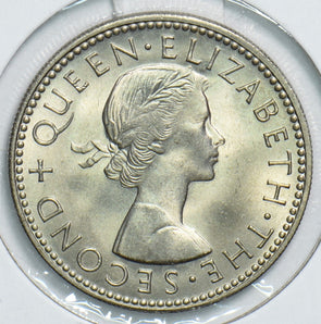 New Zealand 1963 Shilling 298816 combine shipping