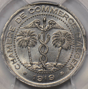 Algeria 1919  5 Centimes PCGS MS 66 lec-129 combine shipping PC0095