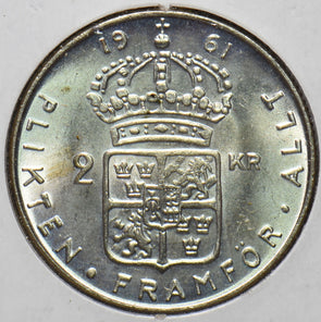 Sweden 1961 2 Kronor 293822 combine shipping