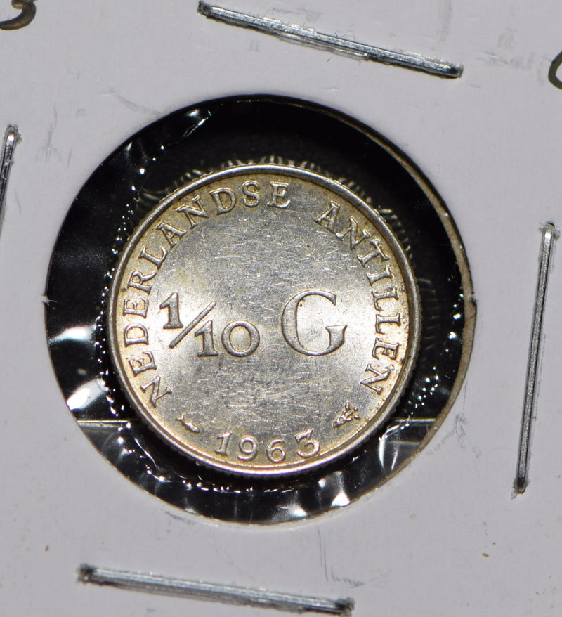 Netherlands Antilles 1963 1/10 Gulden  901032 combine shipping