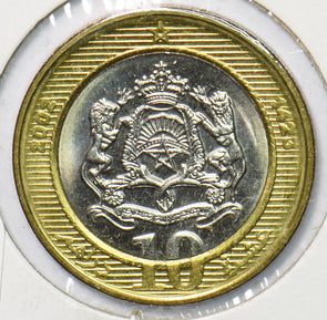 Morocco 2002 AH 1423 10 Dirhams 901591 combine shipping