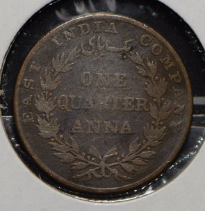 India British 1835 1/4 Anna Lion animal  901690 combine shipping
