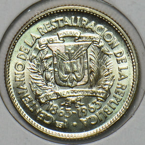 Dominican Republic 1963 10 Centavos 195650 combine shipping