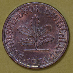 Germany 1974 2 Pfennig 191988 combine shipping