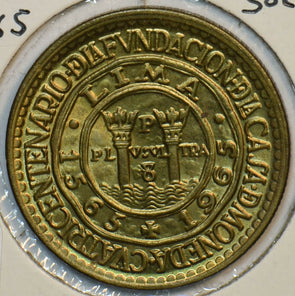Peru 1965 Sol 196398 combine shipping