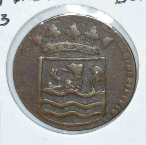 Netherlands East Indies 1753 Duit Lion animal 291376 combine shipping